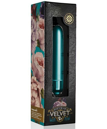 Rocks-Off – Vibrationskugel Touch of Velvet Pfauenblätter