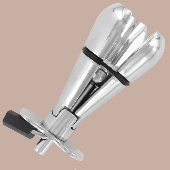 Metal Hard – Analplug mit Schloss – Edelstahl