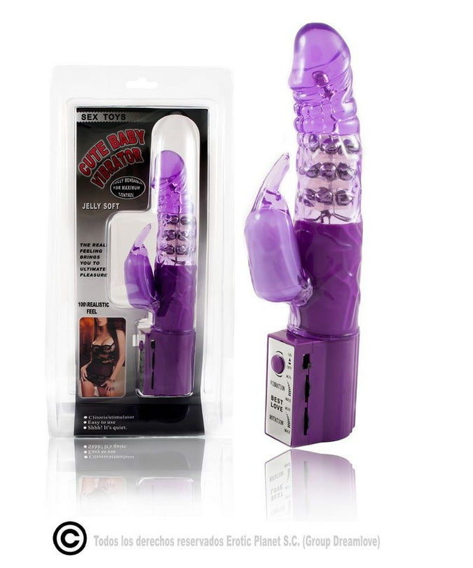 Baile – Fliederfarbener Rabbit Rotator Superstimulator