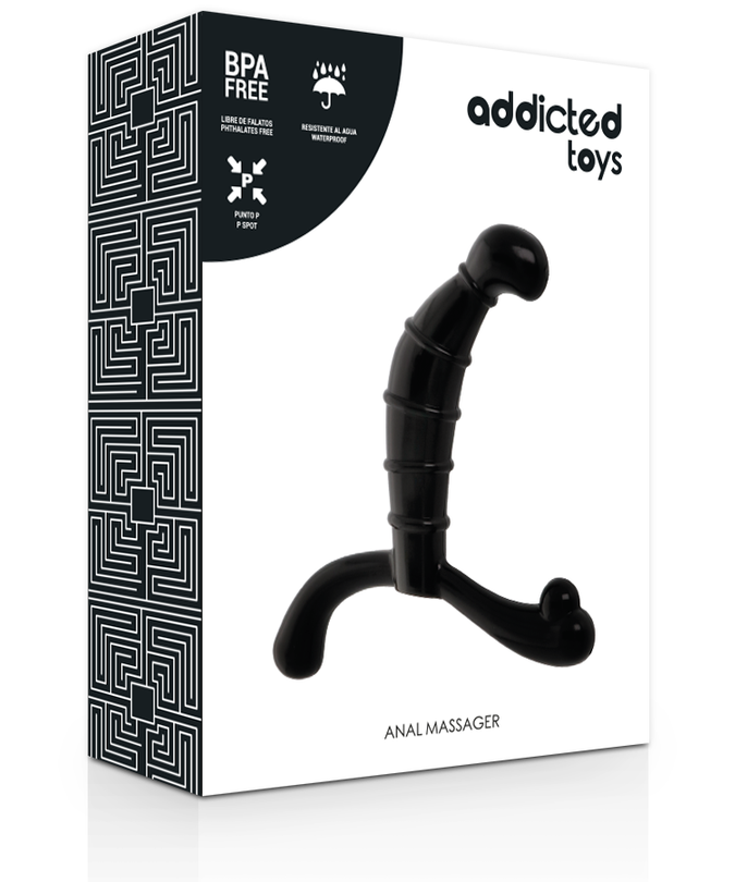 Addicted Toys – Prostata-Anal-Pleasure-Massagegerät – Schwarz