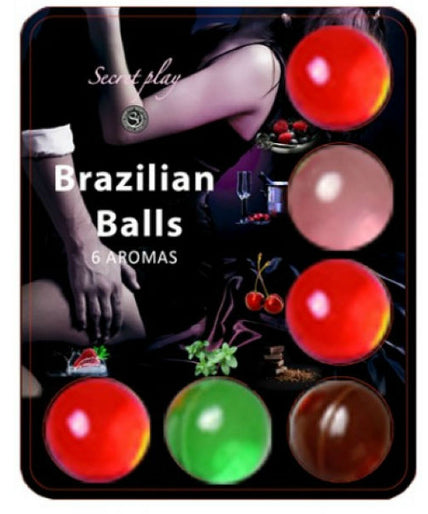 Secretplay – Brazillian Balls Lubricant HOT Balls 6 Units