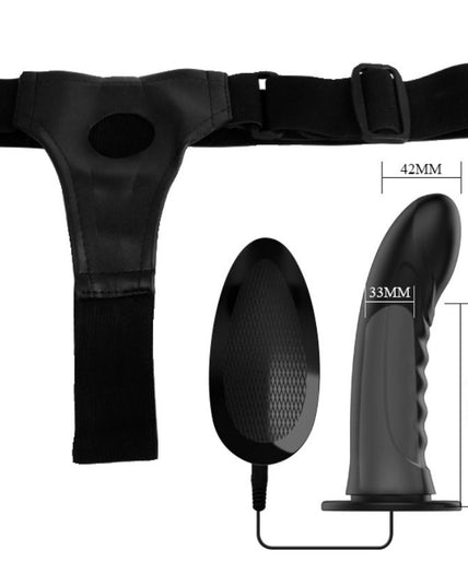 Pretty Love – Marvin Strap-On mit Vibration und hohlem Dildo