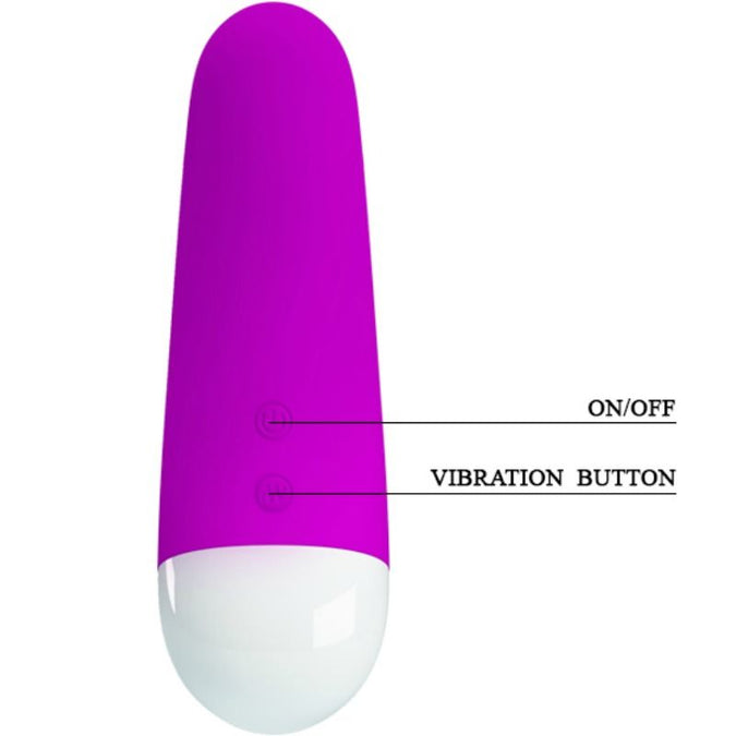 Pretty Love – Luther Mini Vibrator mit 30 Vibrationsmodi