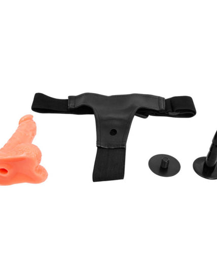 Baile – Harness With Realistic Penis And Ultra Passionate Adjustable Panties 15.5 Cm