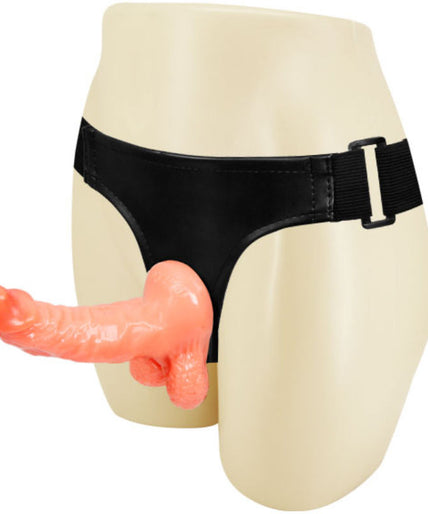Baile – Harness With Realistic Penis And Ultra Passionate Adjustable Panties 15.5 Cm
