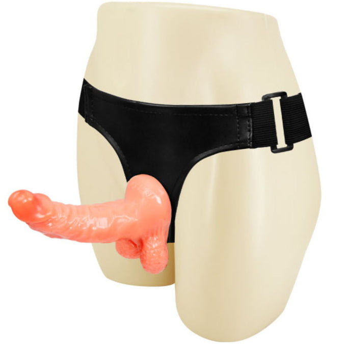 Baile – Harness mit realistischem Penis und ultra leidenschaftlichem verstellbarem Slip 15,5 cm