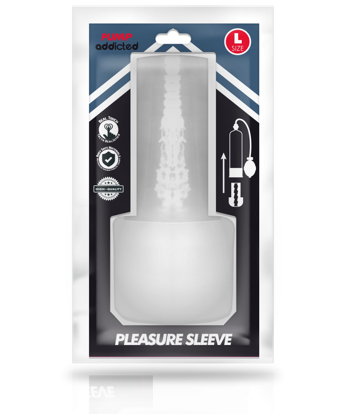 Pump Addicted – Pleasure Sleeve Masturbator Größe L