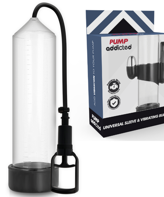 Pump Addicted – Rx7 Transparent Vibrator