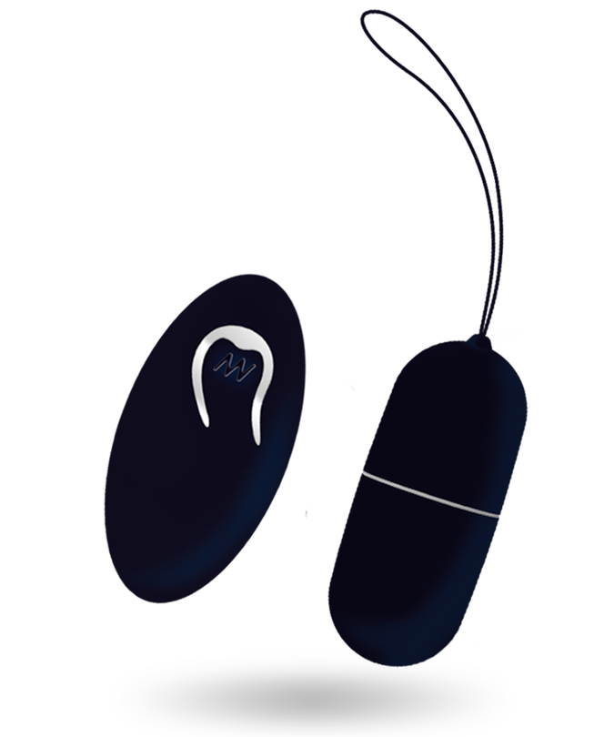 Intense – Flippy I Vibrations-Ei mit Fernbedienung Schwarz