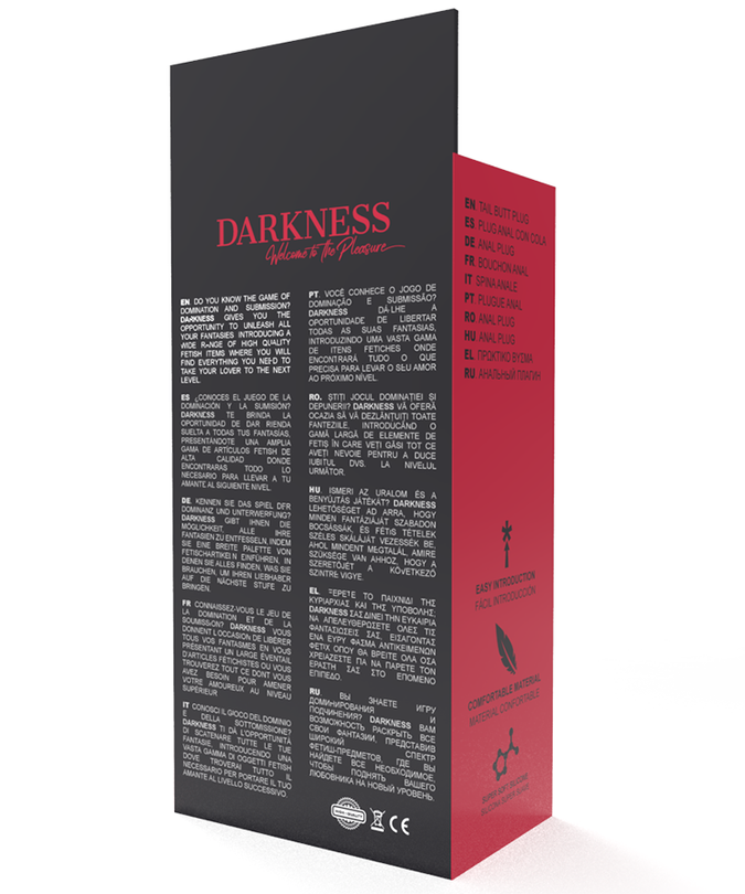 Darkness – Analplug 28 cm Schwarz Silikon