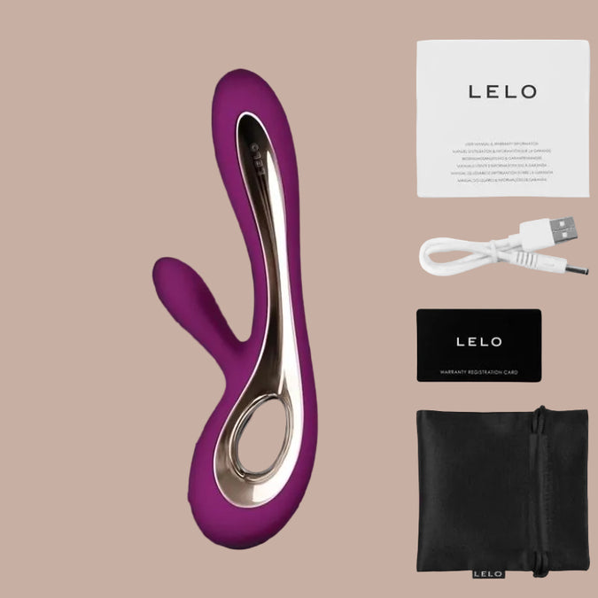 LELO – SORAYA 2 Rabbit Vibrator – Deep rose - by Pleasurements