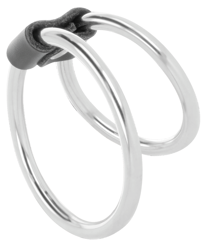 Darkness – Doppelter Metall Penisring