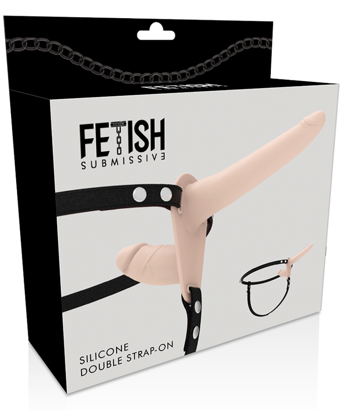 Fetish Submissive Harness – Double Penetration Flesh