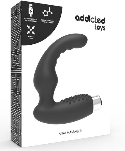 Addicted Toys – Prostatic Vibrator Rechargeable Model 2 – Black