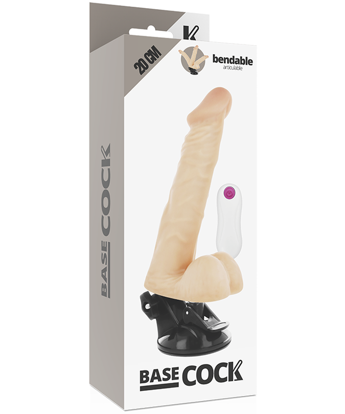 Basecock – Realistic Articulable Remote Control Flesh 20 Cm -O- 4.5 Cm