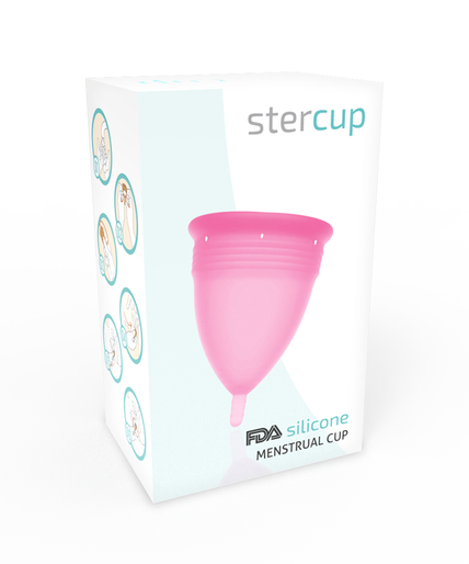Stercup – Fda Silicone Menstrual Cup Pink – Size L