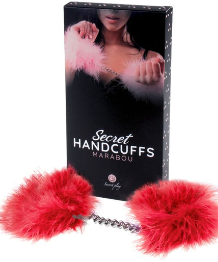 Secretplay – Red Marabou Handcuffs