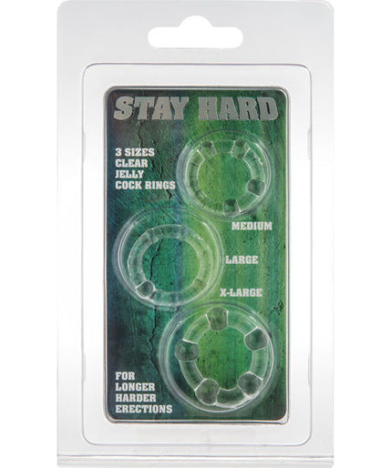 Seven Creations – Set of Three Transparent Penis Rings