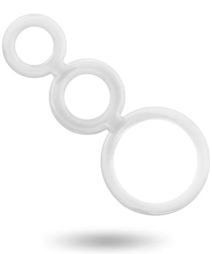 Addicted Toys – Rings Set for Penis Transparent