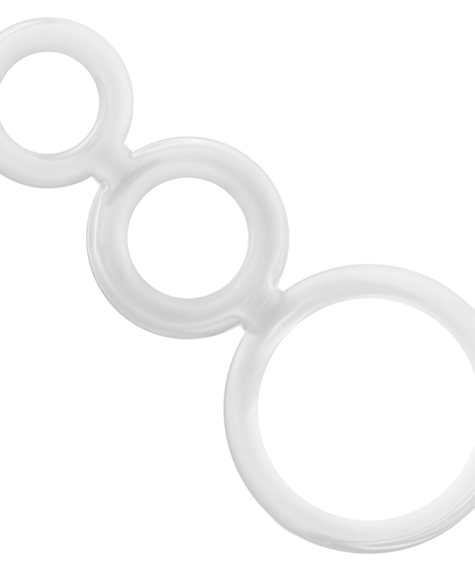 Addicted Toys – Rings Set for Penis Transparent