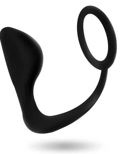 Addicted Toys – Analplug mit schwarzem Penisring