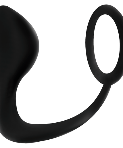 Addicted Toys – Anal Plug with Black Penis Ring