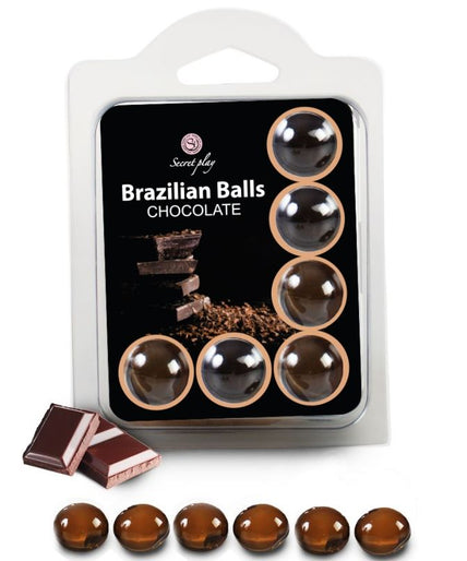 Secretplay – Set 6 Brazilians Balls Chocolate
