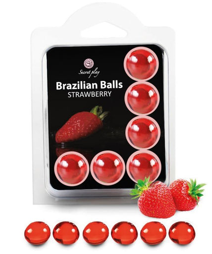 Secretplay – Set 6 Brazilian Balls Strawberry