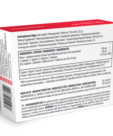 Andropharma Vigor – Libido Enhancing Supplement