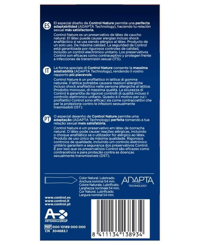 Control – Adapta Nature Kondome 24 Stück