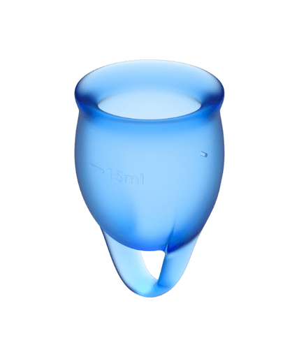 Satisfyer – Feel Confident Menstrual Cup Dark Blue 15 + 20 Ml