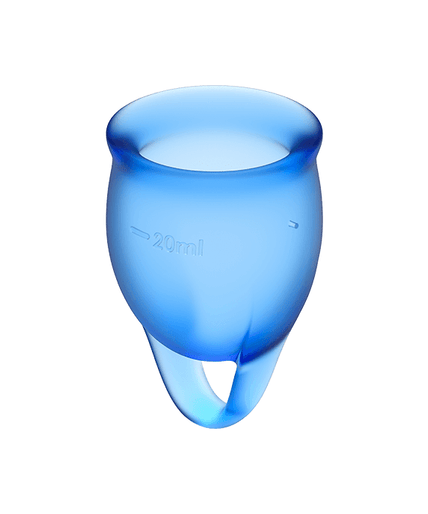 Satisfyer – Feel Confident Menstrual Cup Dark Blue 15 + 20 Ml