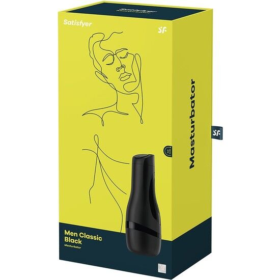 Satisfyer – Masturbator Mannen Classic Zwart