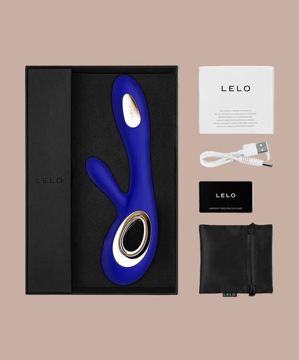 LELO – SORAYA Wave Rabbit Vibrator – Mitternachtsblau
