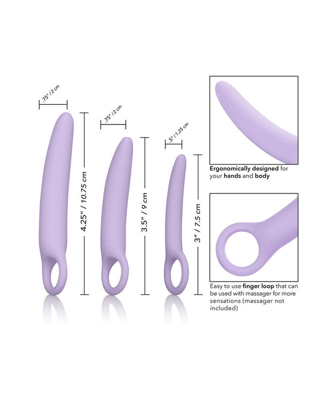 Calexotics – Dr. Laura Berman Alena Set aus 3 Silikondilatatoren