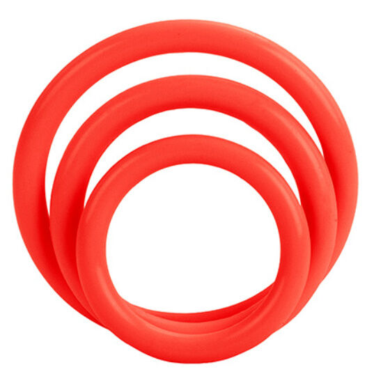 Calexotics – Tri – Ringe Set Rot