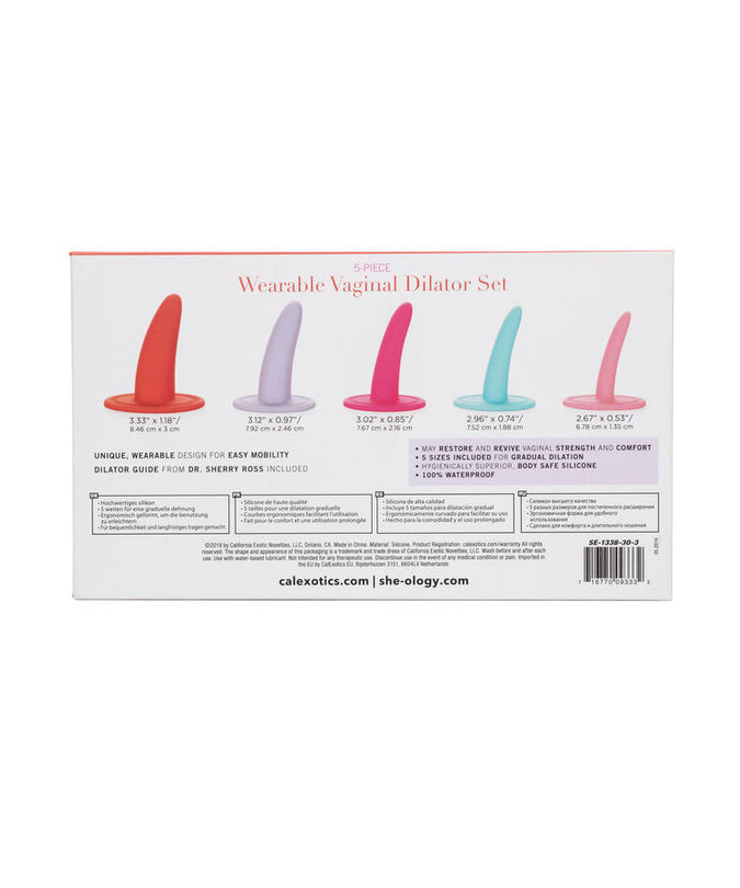 Calexotics – 5-teiliges tragbares Dilatator-Set