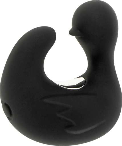 Schwarz & Silber – Duckymania Wiederaufladbarer Silikon-Stimulations-Daumenhut