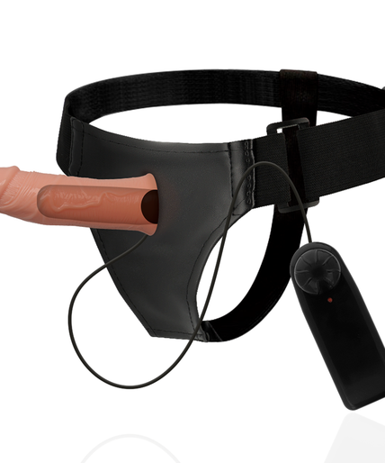 Anziehungsgeschirr – Gregory Hollow Rnes mit Vibrator 16,5 cm – O – 4,3 cm