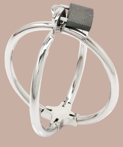 Metal Hard – Kreuz Handschellen – Edelstahl