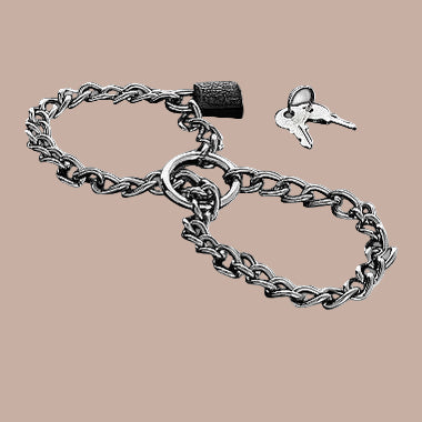 Metal Hard – Handschellen Mit Kette – Edelstahl
