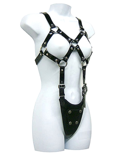 Leather Body – Exponierter Body für Damen