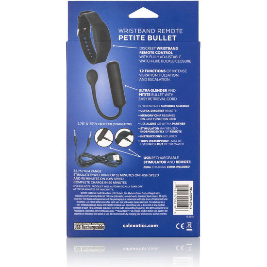 Calexotics – Wristband Remote Petite Bullet