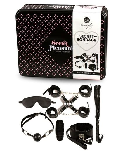 Secretplay – Bdsm Set 8 Pcs Black