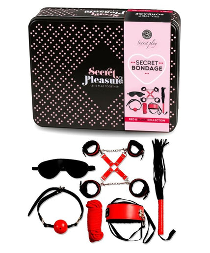 Secretplay – Bdsm Set 6 Pcs Red Collection