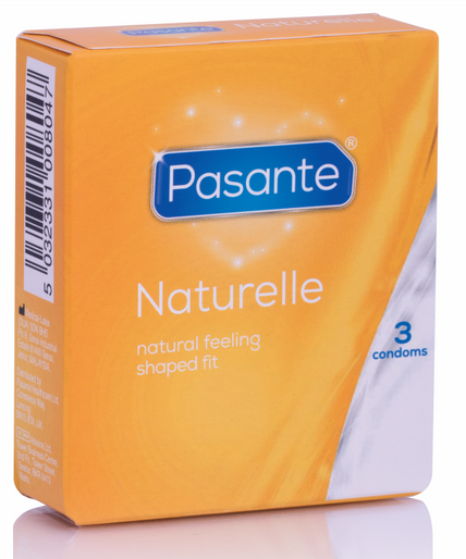 Pasante – Naturelle condooms 3-pack