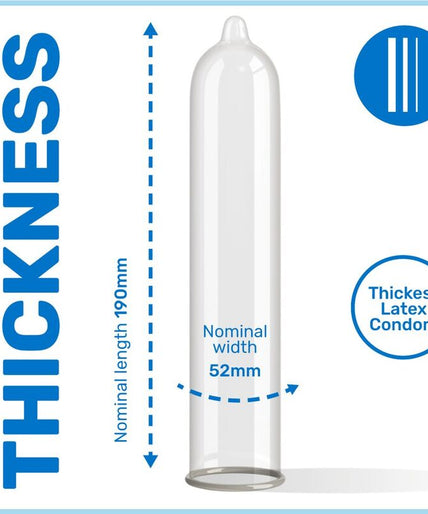 Pasante – Extra Condoom Extra Dik 3 Stuks
