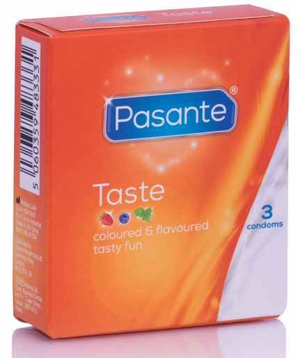 Pasante – Condooms met smaken 3 stuks