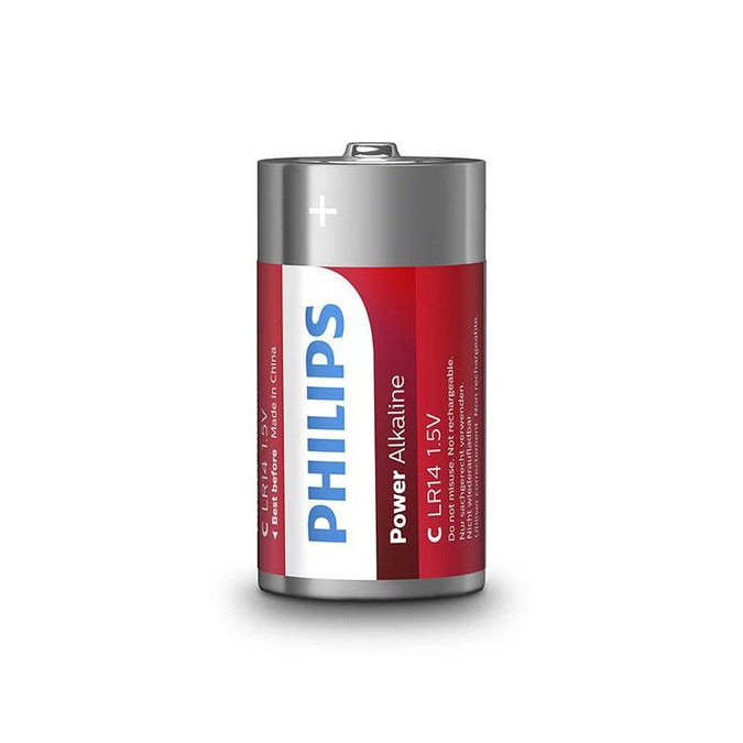 Philips – Power Batterijen Pila C LR14 Verpakking 2