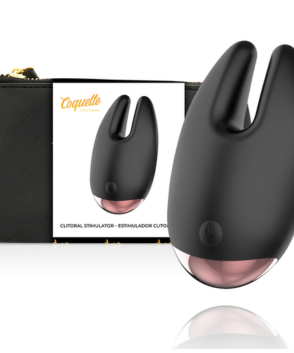 Coquette Chic Desire – Klitoraler Stimulator Schwarz / Gold